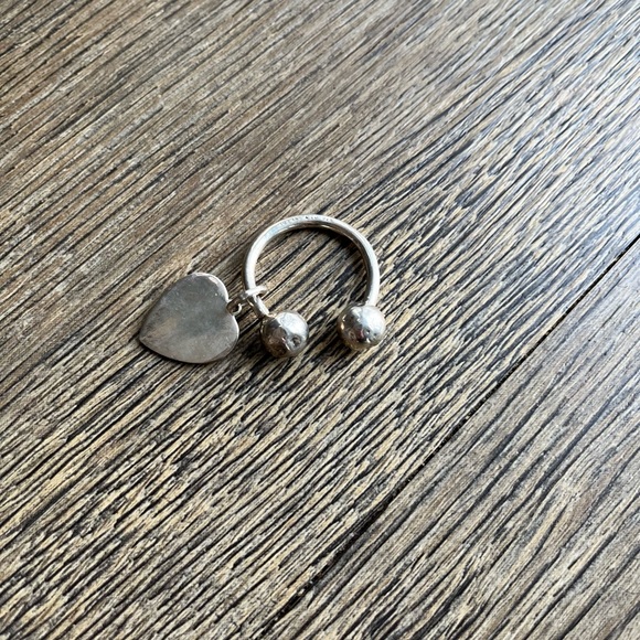 Sterling Silver Tiffany keychain with heart❤️‼️ - Picture 9 of 13